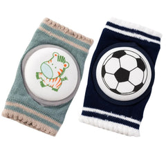 Soft Cotton Anti-Slip Early Crawlers Baby Knee Protector Pads