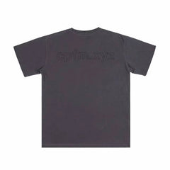 Camiseta holgada con estampado de sonrisa de calle