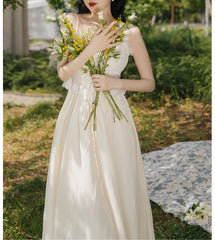 Vestido de princesa de encaje para picnic de verano