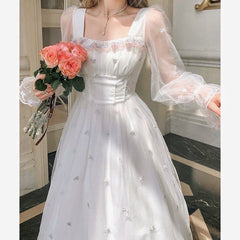 Vestido de princesa de hadas de tul delicado de Sweet Roselily