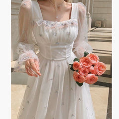 Vestido de princesa de hadas de tul delicado de Sweet Roselily