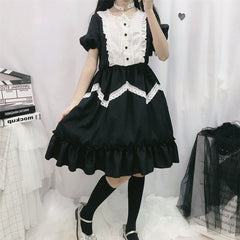 Vestido lolita de manga corta de Vanessa Belle