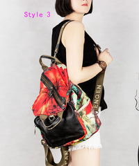 Versatile Large Capacity Printed One Shoulder Crossbody Bag