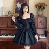 Vestido de princesa gótica lolita oscura Viola