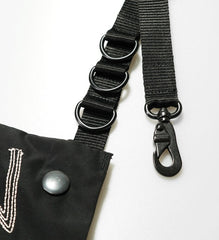 Western Girl Embroidery Black Weirdcore Aesthetic Shoulder Tote Bag