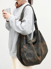 Women Camouflage Washed Shoulder Bag Crossbody Bag