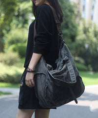 Women Large Capacity Travel Canvas Crossbody Bag