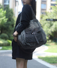 Women Large Capacity Travel Canvas Crossbody Bag