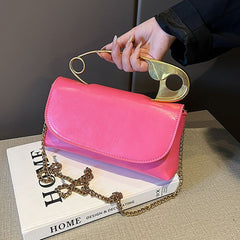 Safety Bag Flap Handle Crossbody Pin