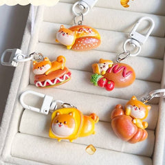 Dog Bakery Bag Charm Keyring