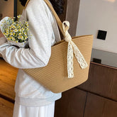 Plain Woven Tote Bag
