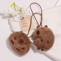 Capybara Chenille Bag Charm