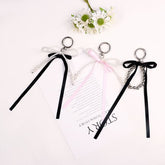 Ribbon Bag Charm Keyring