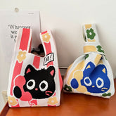 Bag Tote Knit Cat