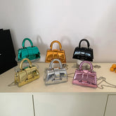 Strap Beaded Bag Crossbody Flap