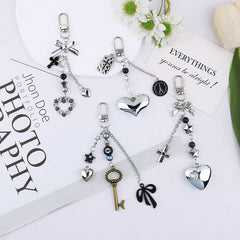 Alloy Bag Charm Keyring