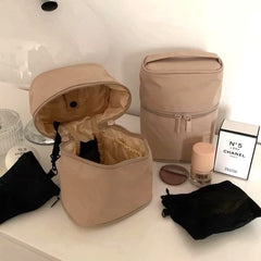 Plain Nylon Mini Makeup Bag