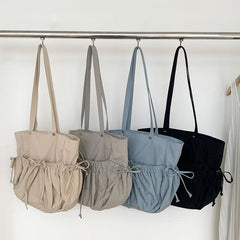 Tote Bag Bow Multi-Pocket
