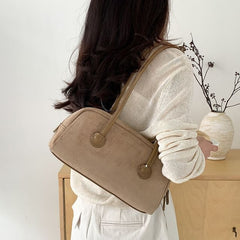 Shoulder Bag Faux Suede