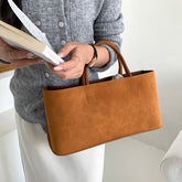 Tote Bag Suede Faux