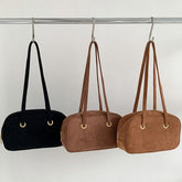 Suede Faux Shoulder Bag