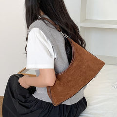 Bag Shoulder Faux Suede