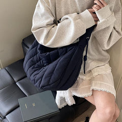 Bag Quilted Shoulder Plain