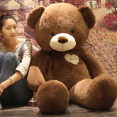 Osito de peluche gigante Yesbears para niñas, ultra suave, grande, sin relleno, con piel de oso, regalo de cumpleaños y San Valentín.