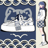 Lindos zapatos de skate casuales de suela gruesa Meow