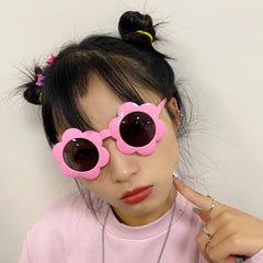 Lindas y divertidas gafas de sol con forma de girasol