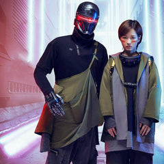 Cyberpunk Ninja Functional Cardigan Hoodies
