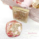 Lindos sellos de lacre de fresa