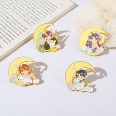 Lindos pines de personajes de dibujos animados