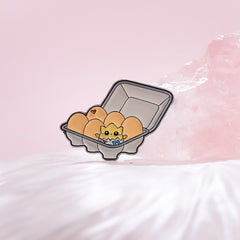 Pines creativos con forma de huevo