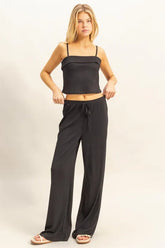 HYFVE Rib Knit Cami Top and Pants Set