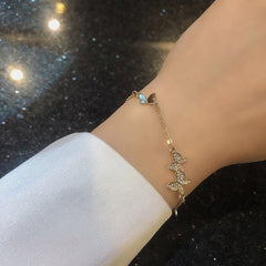 Pulsera de mariposa para niña dulce
