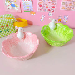 Kawaii Bunny Cabbage Bowl