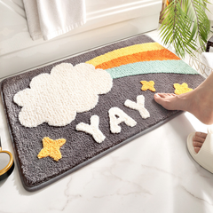 Modern Simplicity Flocking Carpet