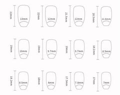 Tragbare Nägel Fertige Maniküre