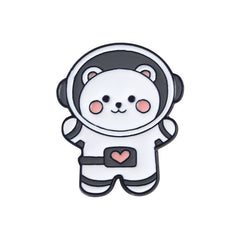 Lindos pines de panda de dibujos animados