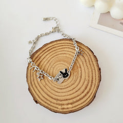 Pulsera Kawaii de Gato, Oso y Conejito