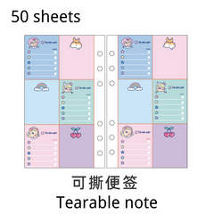 6-Loch-A6-Bentoy-Papiernachfüllung