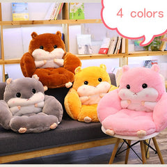 Süßes Plüsch-Hamster-Sitzkissen