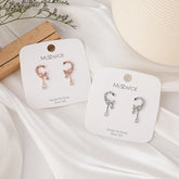 Colourful Moon Drop Earrings