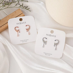 Colourful Moon Drop Earrings