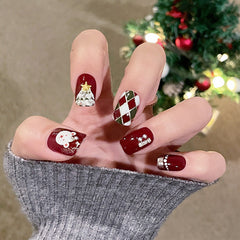 【Z152】 Tragbare Nägel, fertige Maniküre