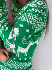 Christmas Mini Sweater Dress