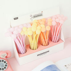 Bolígrafo de gel luminoso con forma de hongo