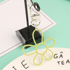 Llavero de flor hueca