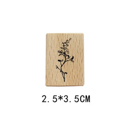 Holzstempel der Mädchen- und Kaninchenserie